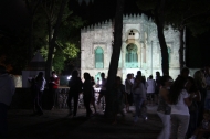 Il piazzale del Minareto a festa